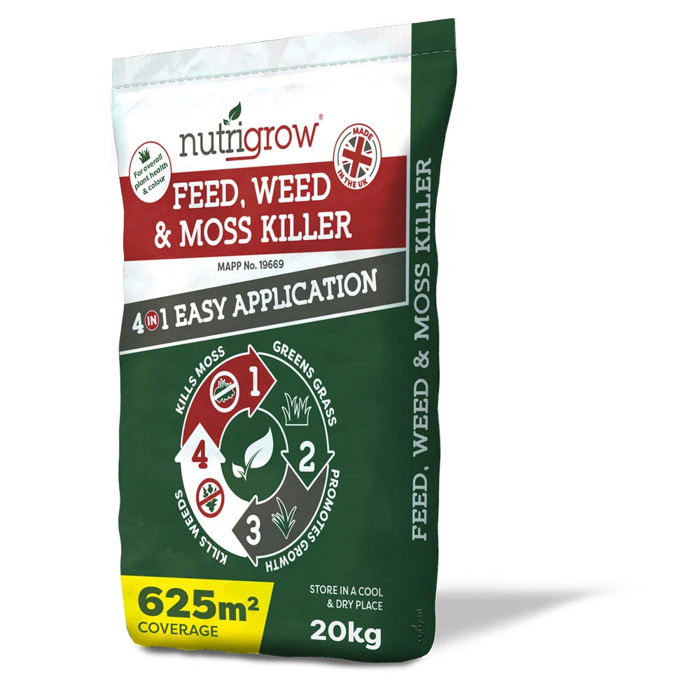 Nutrigrow Feed, Weed & Moss Killer 20kg